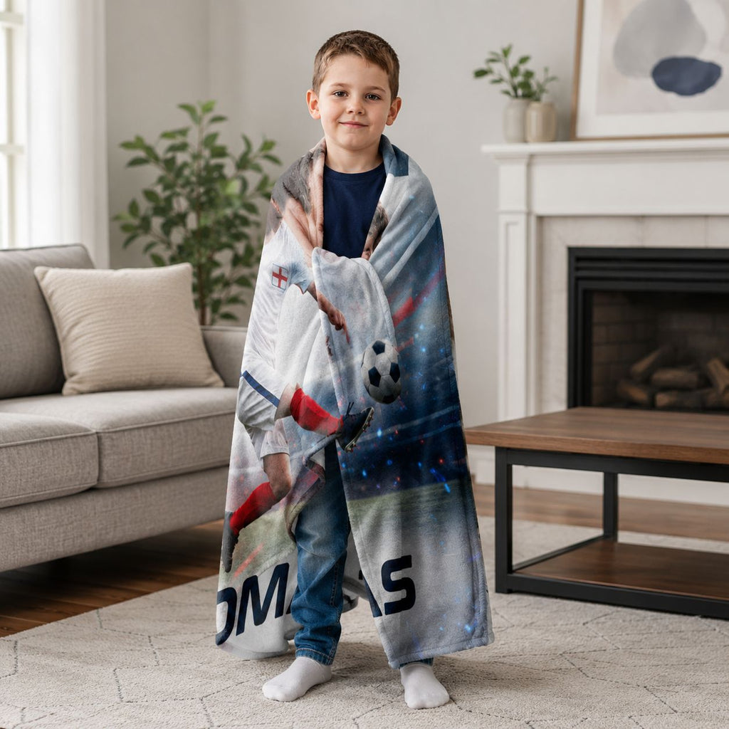 Soccer National Team Realistic Poster Personalised Blanket