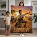 Safari Explorer Realistic Personalized Blanket