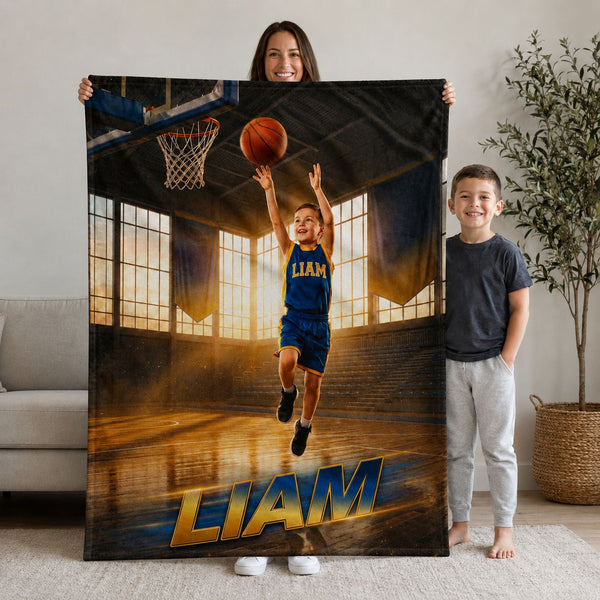 Favorite Sports Highlights Realistic Personalized Blanket