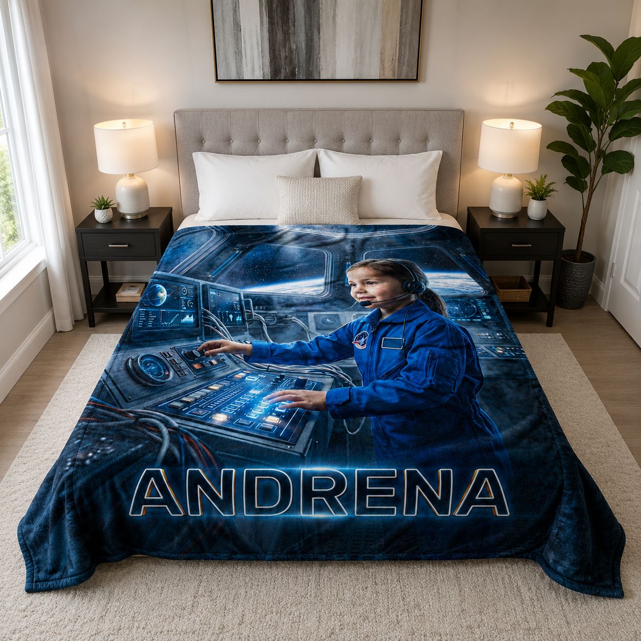 Dream Job Special Moment Realistic Personalized Blanket
