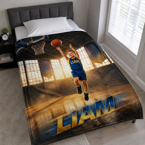 Favorite Sports Highlights Realistic Personalized Blanket