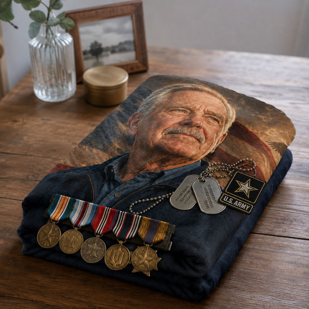 Veteran Tribute Personalised Blanket