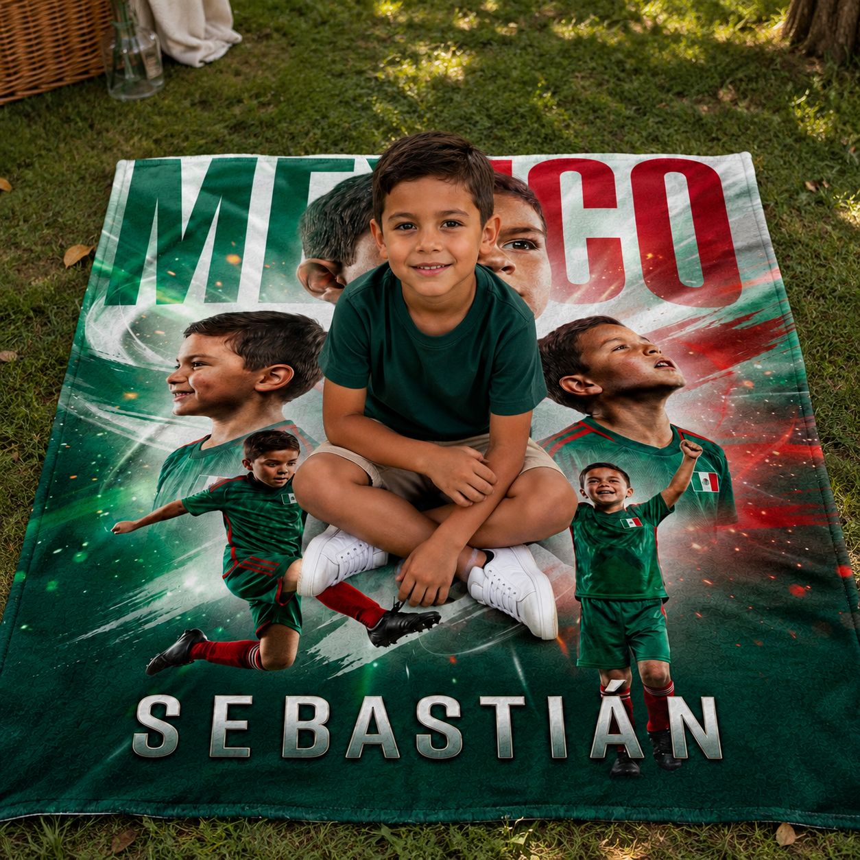Soccer National Team Realistic Poster Personalised Blanket