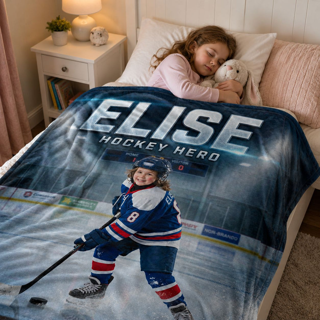 Favorite Sports Highlights Realistic Personalized Blanket