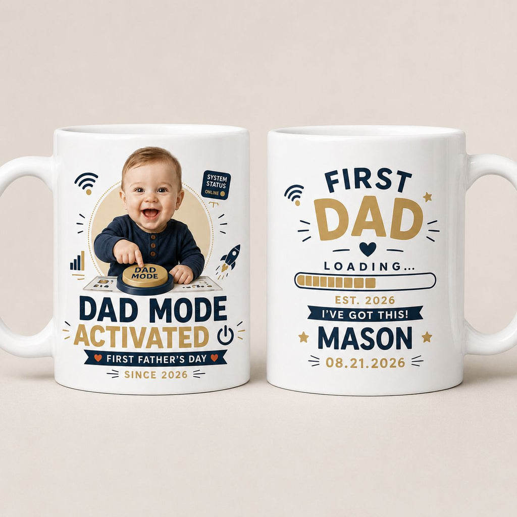 Dad Mode Activated Personalized Mug