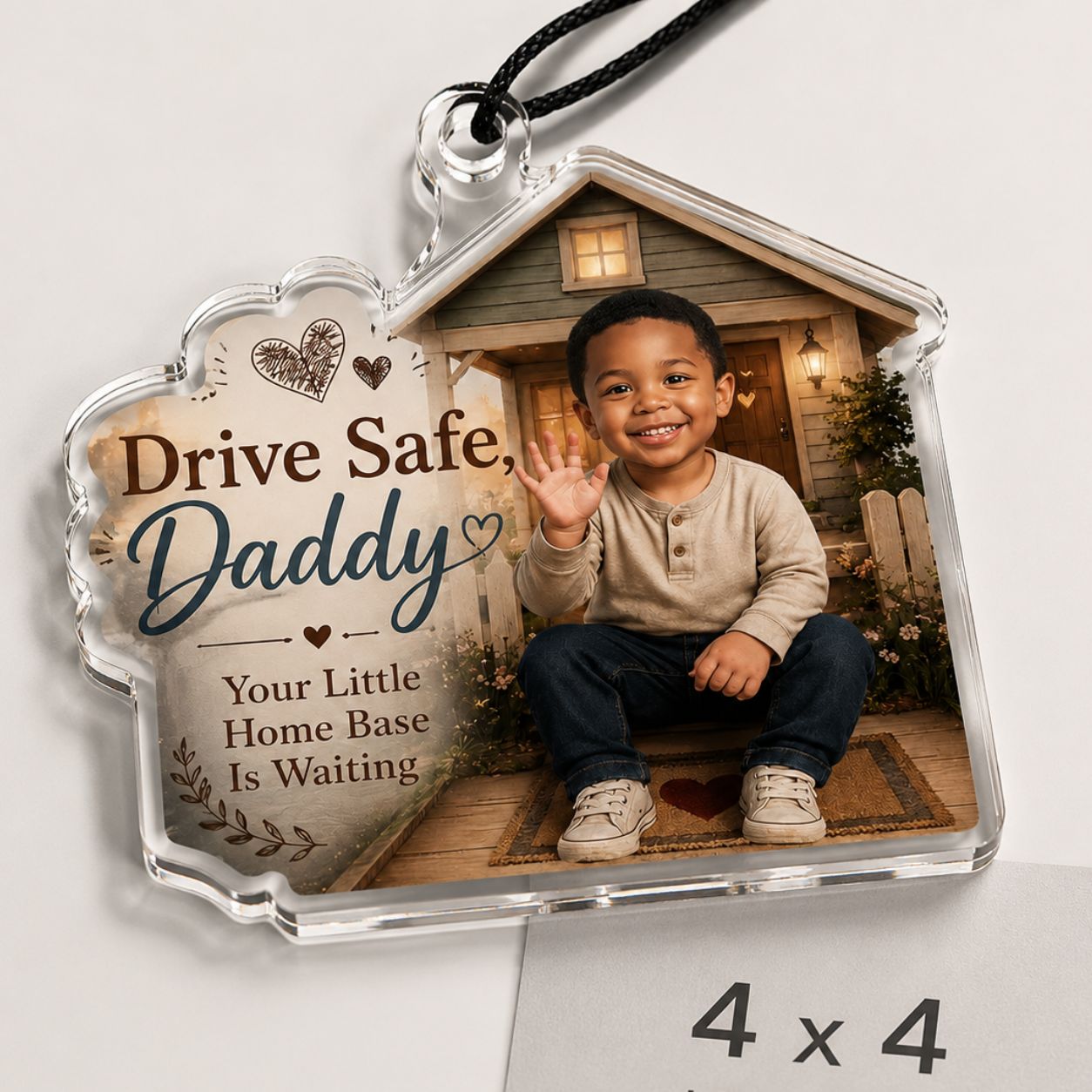 Safe Drive Baby at Home Personalized Acrylic Ornament