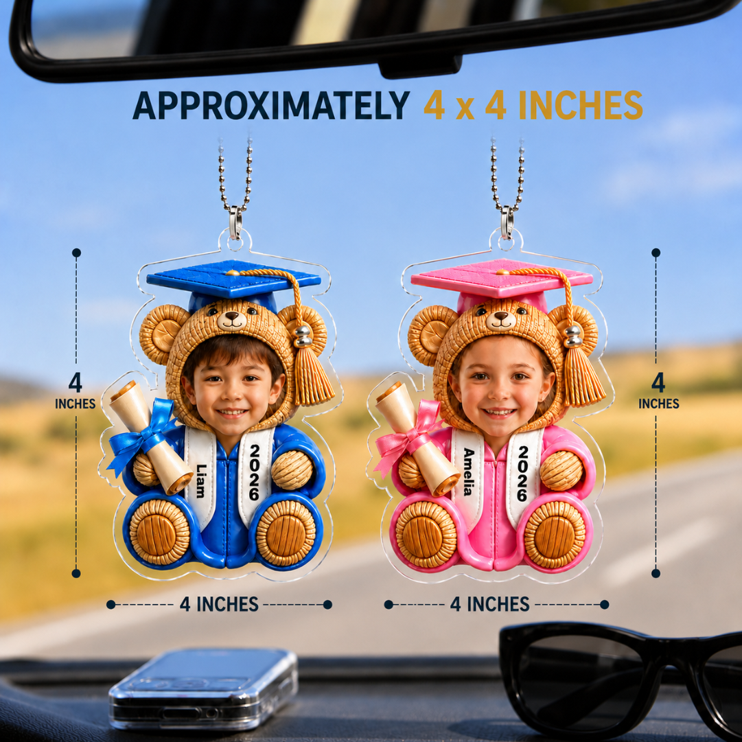 Personalized Graduation Day Car Hanging Ornament