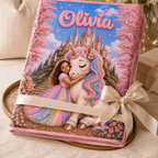 Personalized Princess Unicorn Blanket With Name