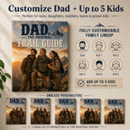 Dad, The Original Trail Guide Personalised Canvas