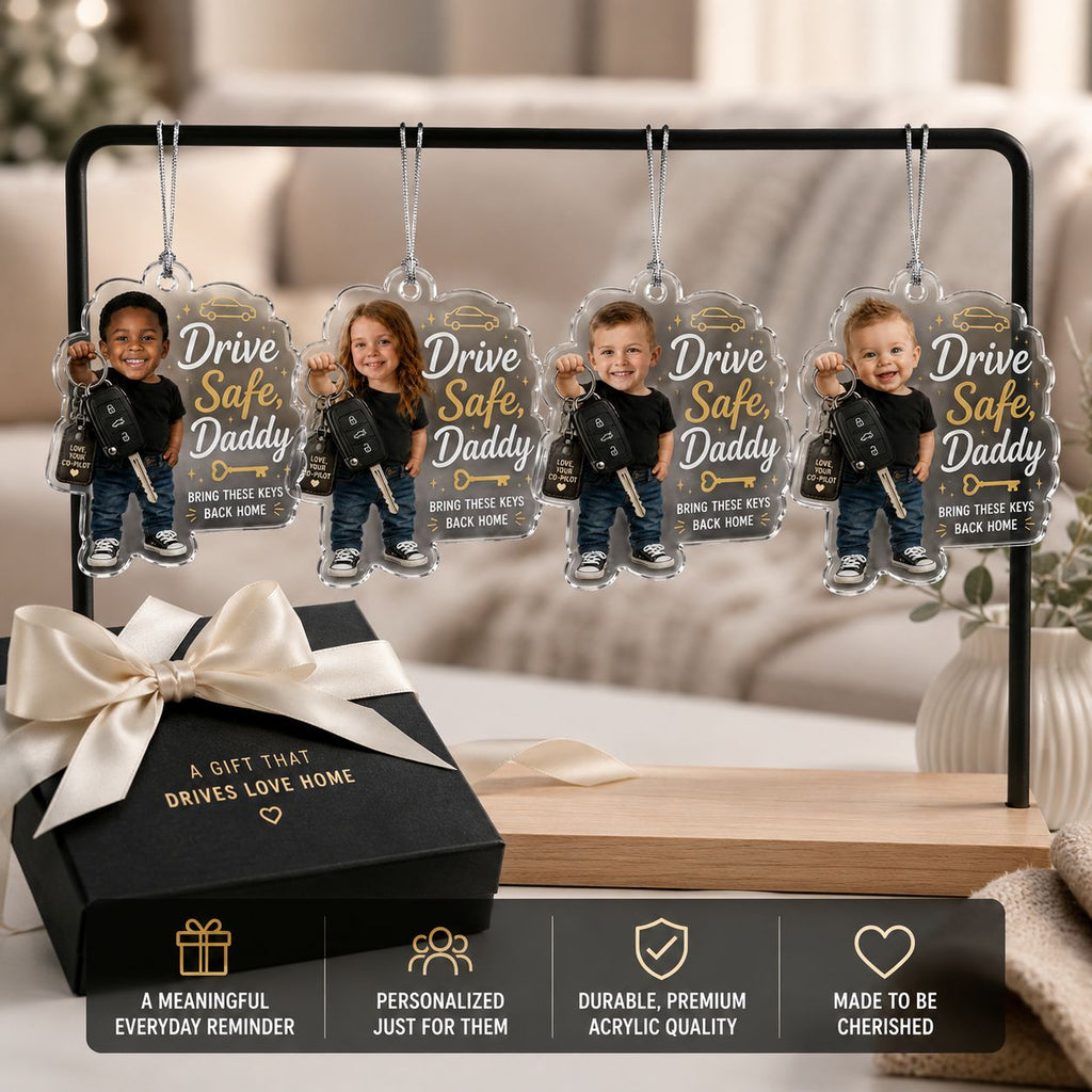Dad, Bring Key Home Personalized Acrylic Ornament