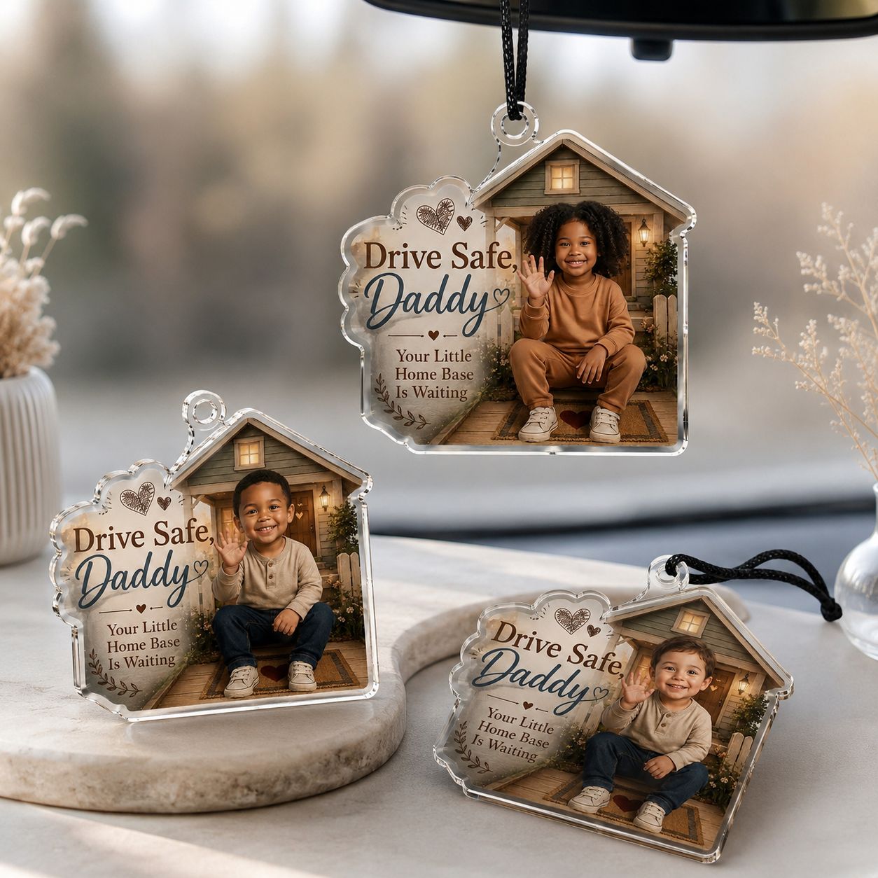 Safe Drive Baby at Home Personalized Acrylic Ornament
