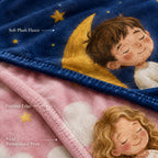 Goodnight Little Dreamer Personalized Blanket