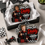 Safe Drive with Pit Crew Personalised Car Hanging Ornament