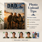 Dad, The Original Trail Guide Personalised Canvas