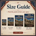 250 Years of Freedom Personalized Family Canvas