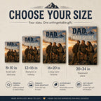 Dad, The Original Trail Guide Personalised Canvas