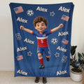 The National Team Pose Personalized Blanket