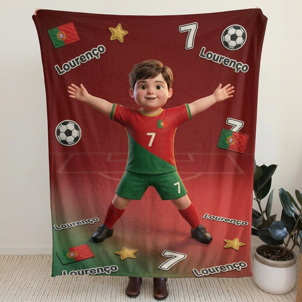 The National Team Pose Personalized Blanket