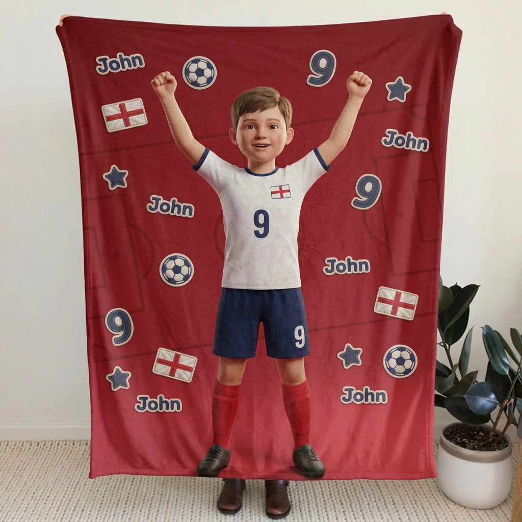 The National Team Pose Personalized Blanket