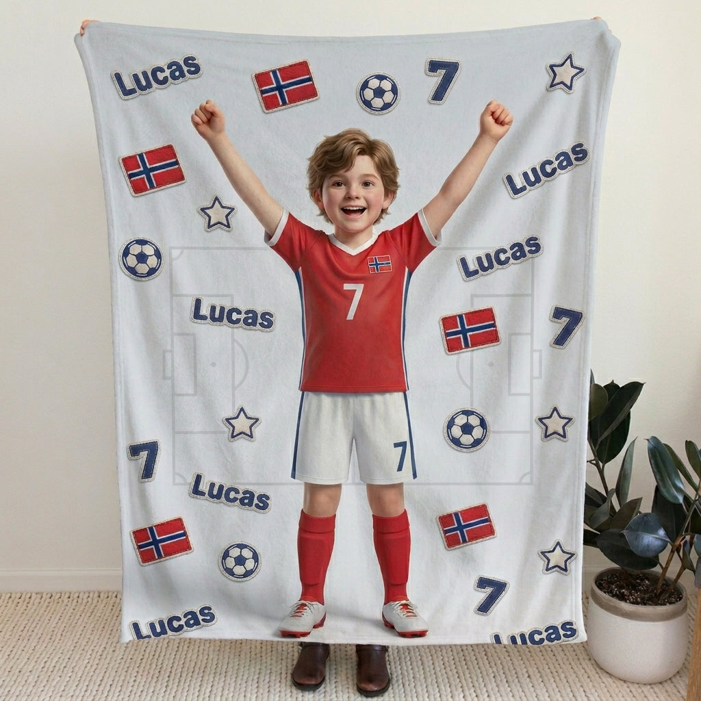 The National Team Pose Personalized Blanket