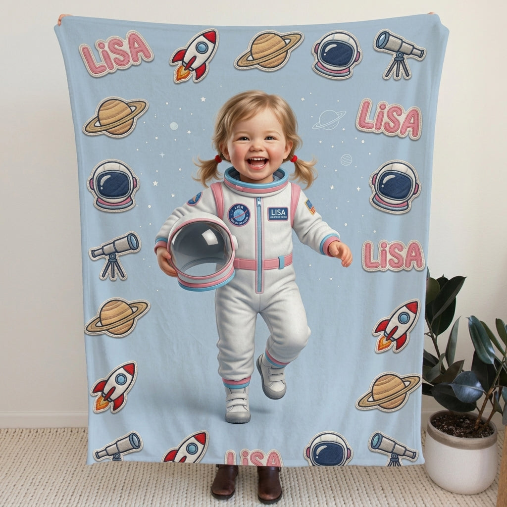 Dream Job 3D Cartoon Personalized Blanket