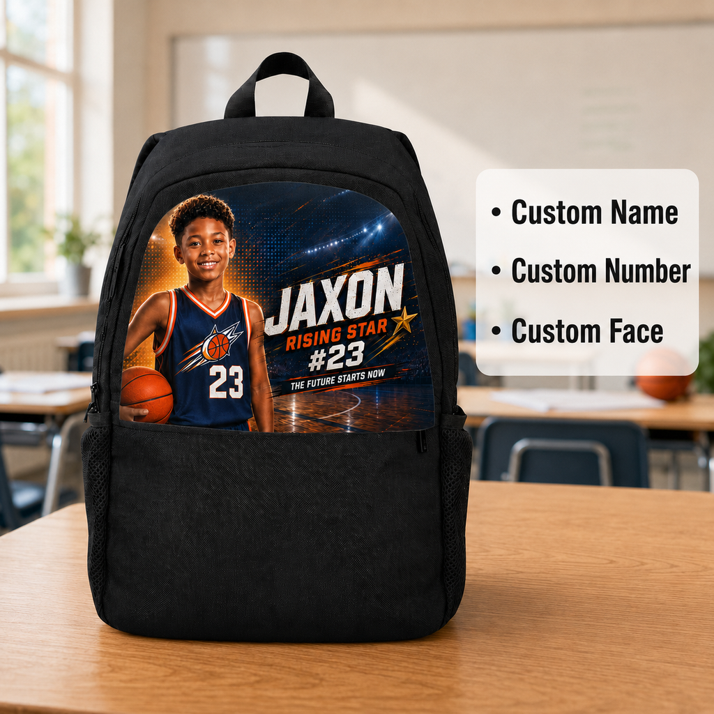Custom Basketball Rising Star Casual Backpack
