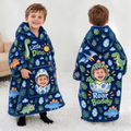 Cute Little Dino Blanket Hoodie