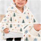 Personalized Snow Much Fun Blanket Hoodie