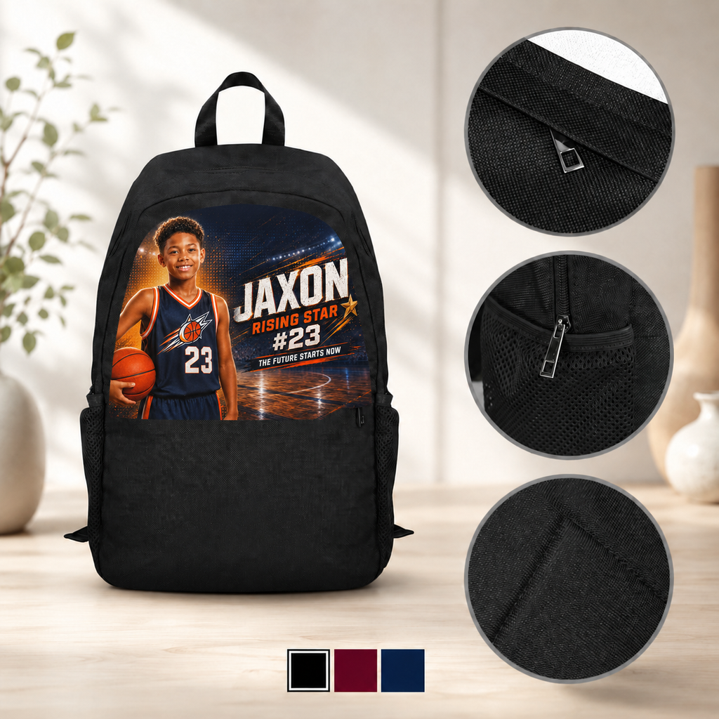 Custom Basketball Rising Star Casual Backpack