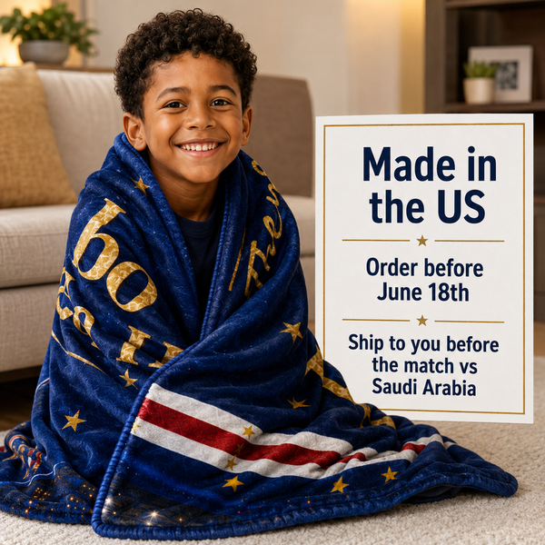 Cabo Verde Made History Personalized Kids Blanket