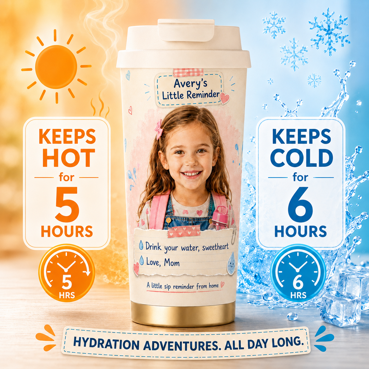 Little Reminder Personalised Insulated Tumbler