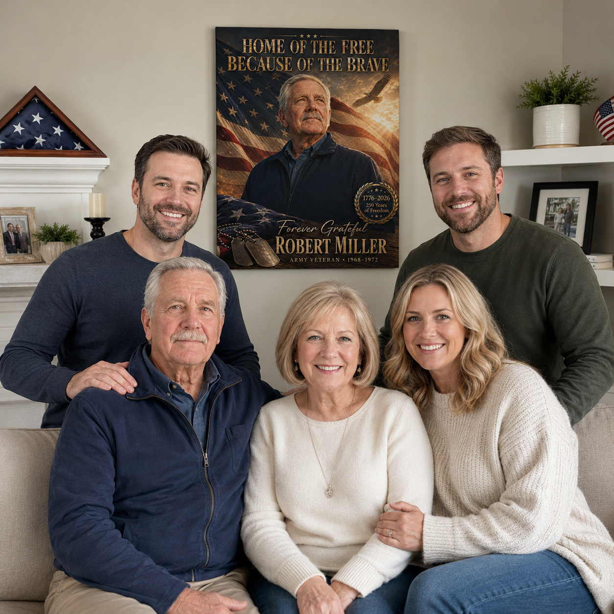 Veteran Tribute Personalised Canvas