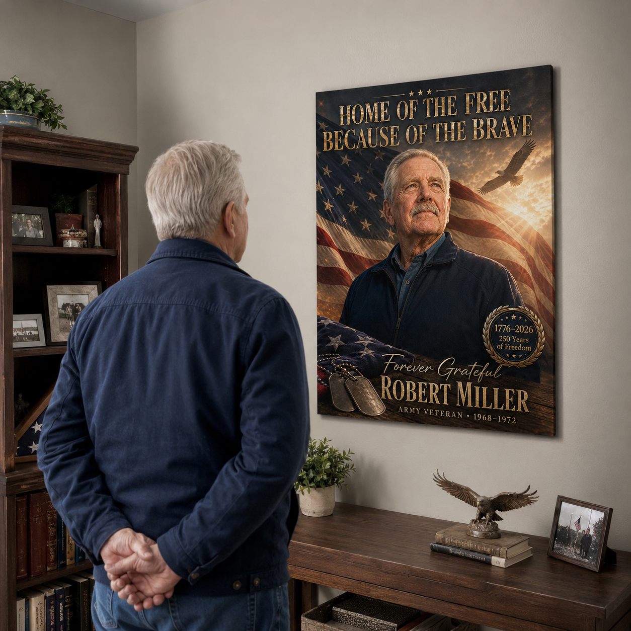 Veteran Tribute Personalised Canvas