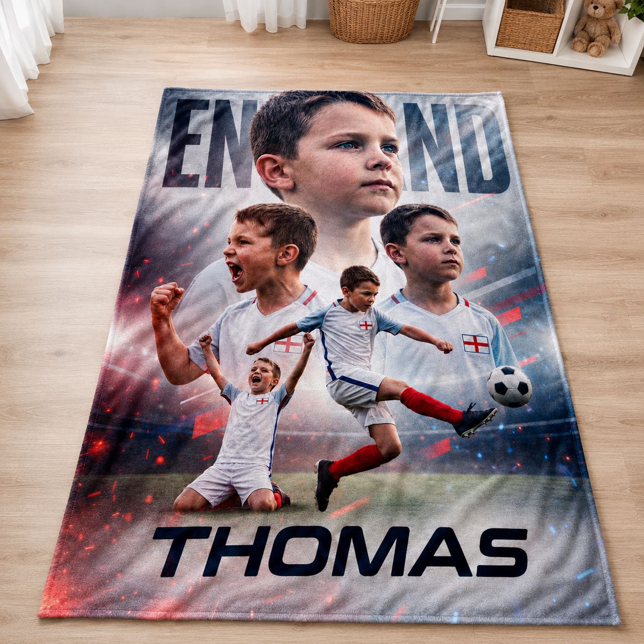 Soccer National Team Realistic Poster Personalised Blanket
