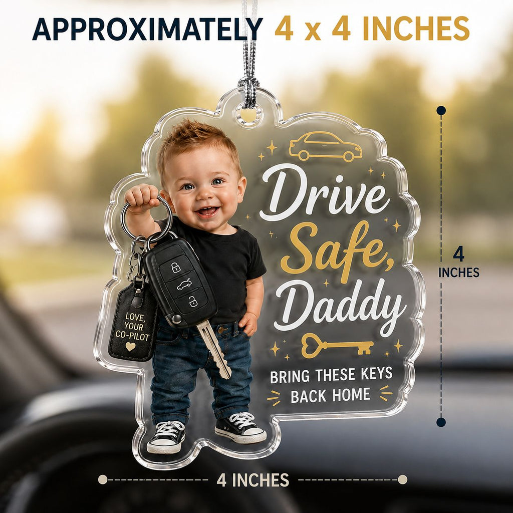 Dad, Bring Key Home Personalized Acrylic Ornament
