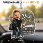 Dad, Bring Key Home Personalized Acrylic Ornament
