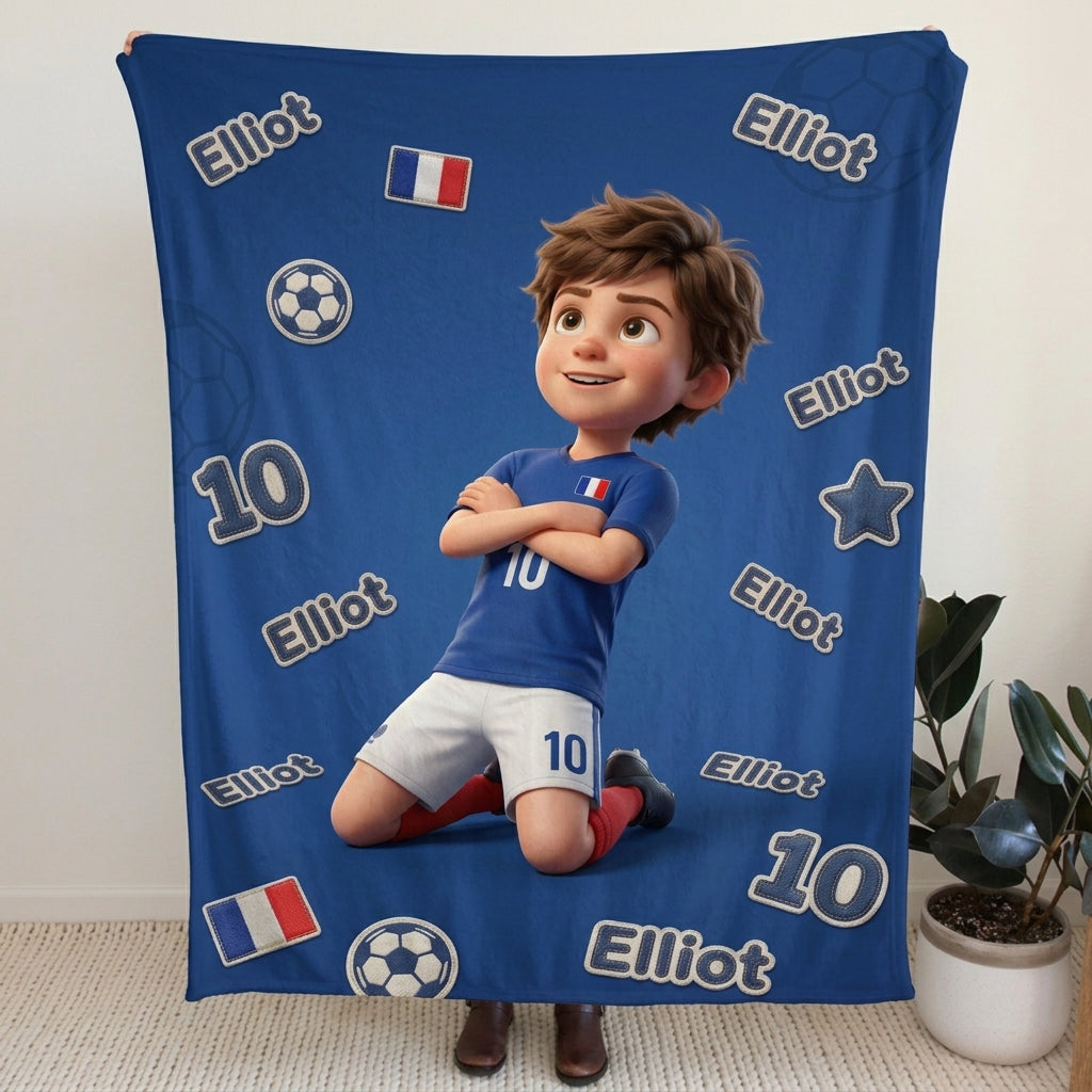 The National Team Pose Personalized Blanket