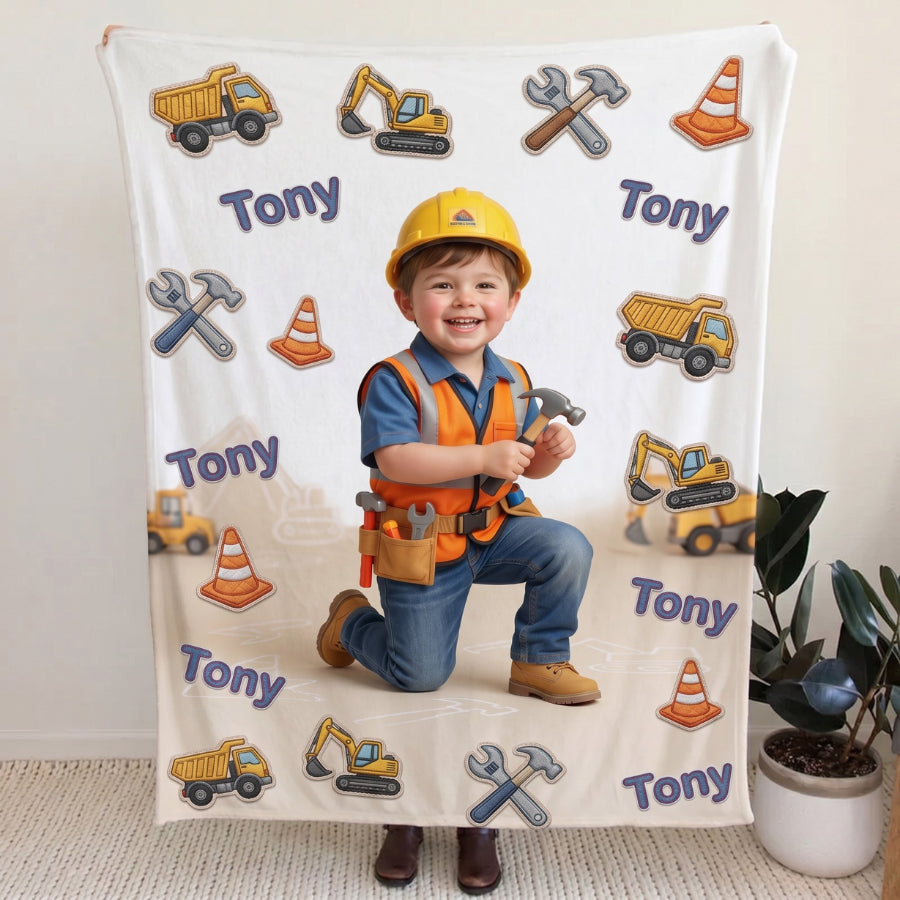 Dream Job 3D Cartoon Personalized Blanket