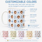 Personalized Best Daddy Ever with Kids Photos Ceramic Mug