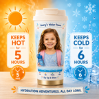 Water Power Personalised Insulated Tumbler - gallery image 1 | Personalized insulated tumbler for kids by Jolliboo