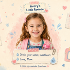 Little Reminder Personalised Insulated Tumbler - personalized kids tumbler artwork | Jolliboo