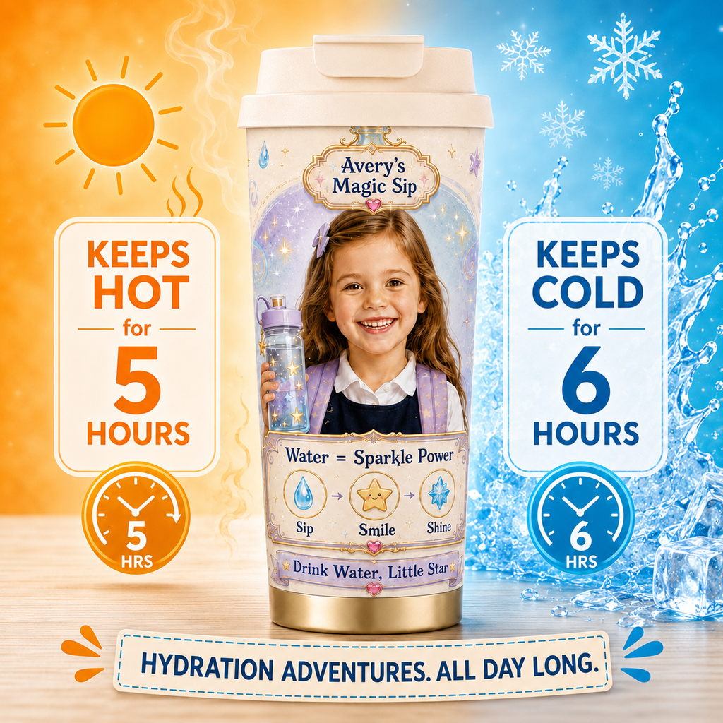 Magic Sip Personalised Insulated Tumbler - gallery image 10 | Personalized insulated tumbler for kids by Jolliboo