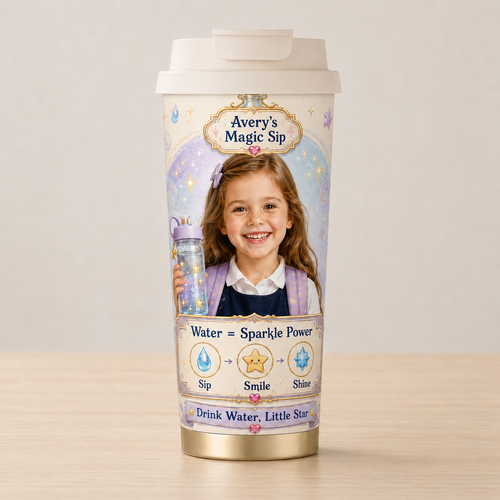 Magic Sip Personalised Insulated Tumbler - gallery image 12 | Personalized insulated tumbler for kids by Jolliboo