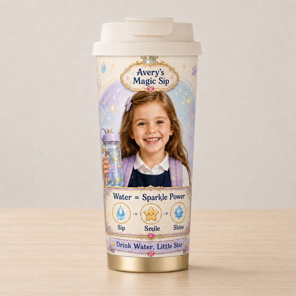 Magic Sip Personalised Insulated Tumbler - gallery image 12 | Personalized insulated tumbler for kids by Jolliboo