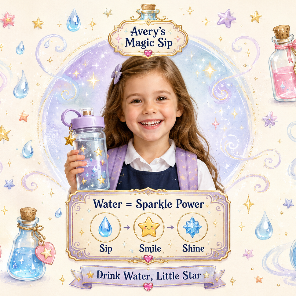Magic Sip Personalised Insulated Tumbler - personalized kids tumbler artwork | Jolliboo