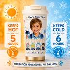 Water Stars Personalised Insulated Tumbler - gallery image 13 | Personalized insulated tumbler for kids by Jolliboo