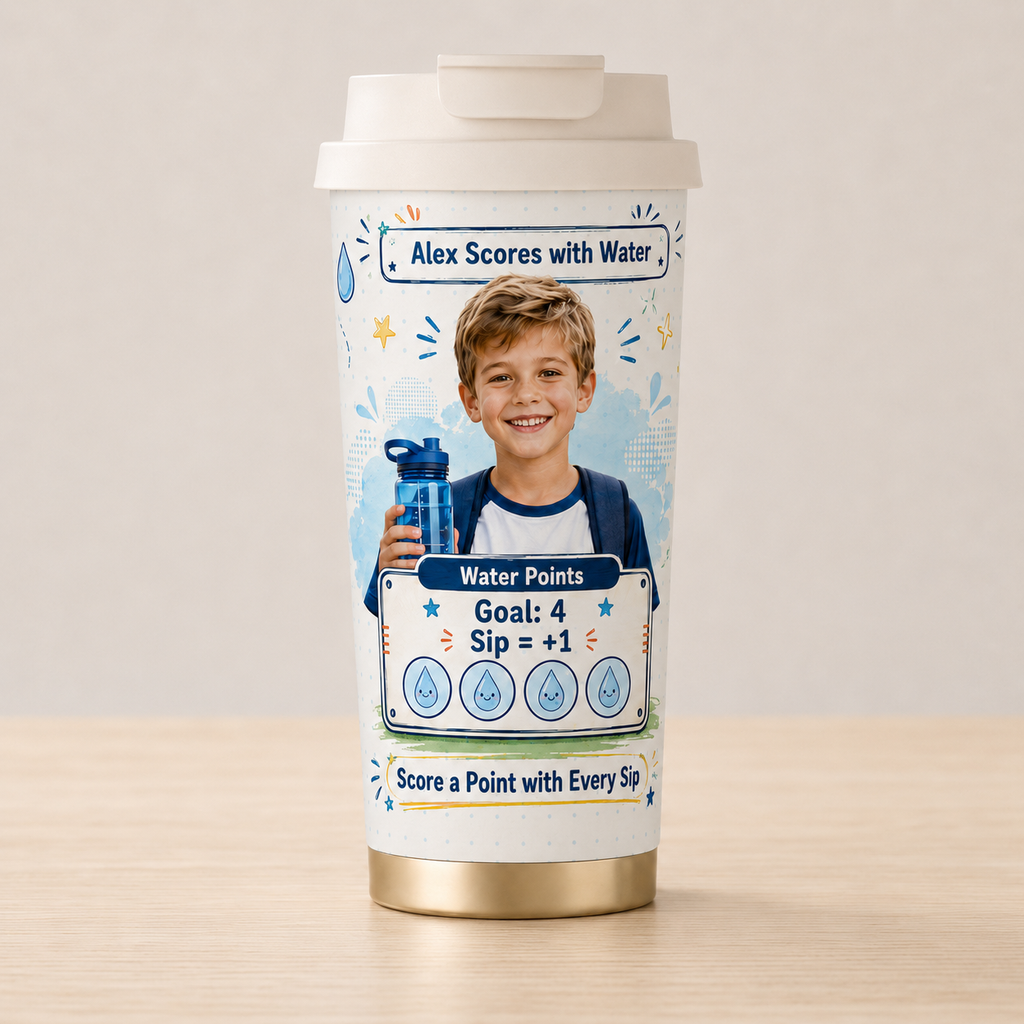 Water Scoreboard Personalised Insulated Tumbler - gallery image 18 | Personalized insulated tumbler for kids by Jolliboo
