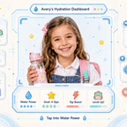 Hydration Dashboard Personalised Insulated Tumbler - personalized kids tumbler artwork | Jolliboo