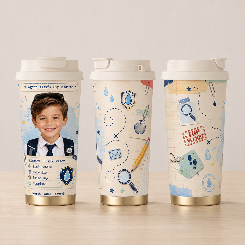 Sip Mission Personalised Insulated Tumbler - gallery image 23 | Personalized insulated tumbler for kids by Jolliboo
