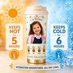 Thirsty Plant Personalised Insulated Tumbler - gallery image 25 | Personalized insulated tumbler for kids by Jolliboo